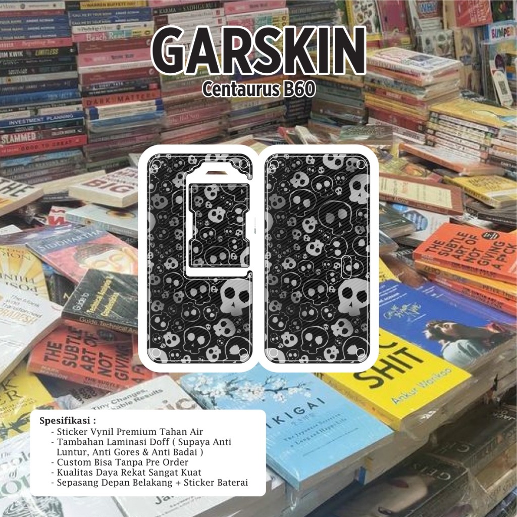 

*PromoTerjangkau* E2r Creative Jual Sicentaurus B60 21 Garskin Wrap Stiker Premium / X Casing Case COD