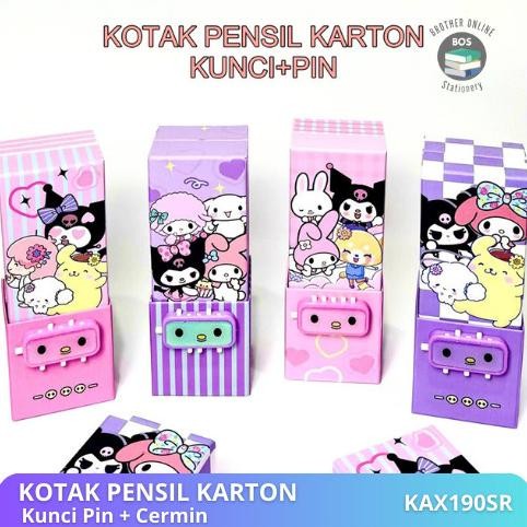 

Promo!! Bos Kotak Pensil Karton Berdiri Tingkat Pin/Cermin/Pencil Box/Wadah