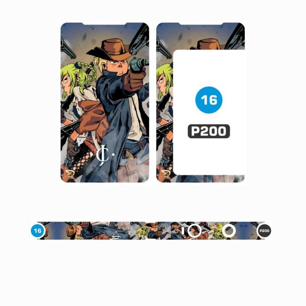 

*PromoTerjangkau* Namikami Stiker Label P200 Cutting 16 Garskin Wrap Stiker Premium / X Casing Case COD