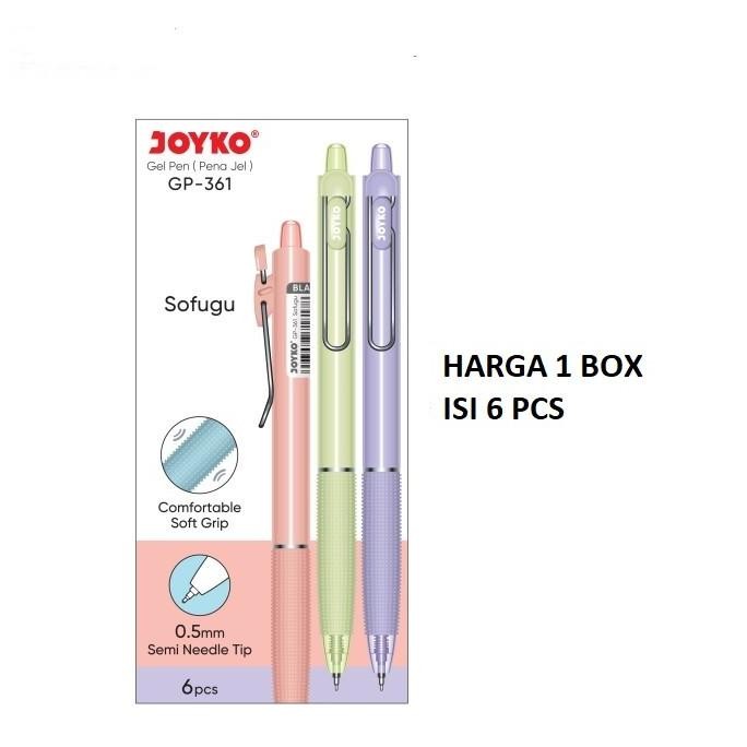 

Diskon!! Gel Pen Pulpen Pena Joyko Gp-361 Sofugu Gel 0.5 Mm