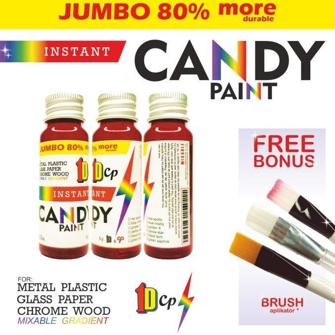 

>*>*>*>*] pewarna Logam chrome plastik CANDY PAINT 22ml jumbo 1Dcp