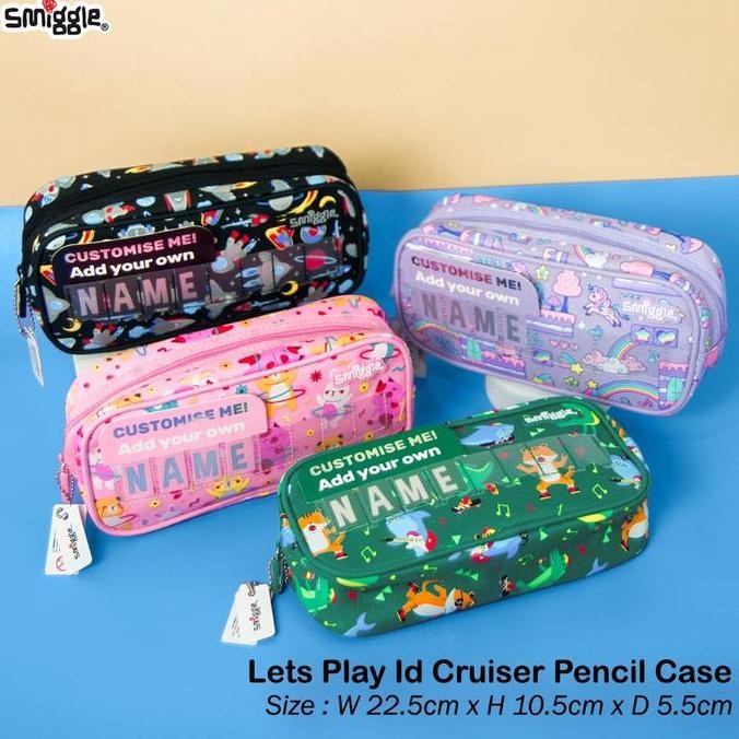 

Promo!! Smiggle Lets Play Id Cruiser Pencil Case Scpc
