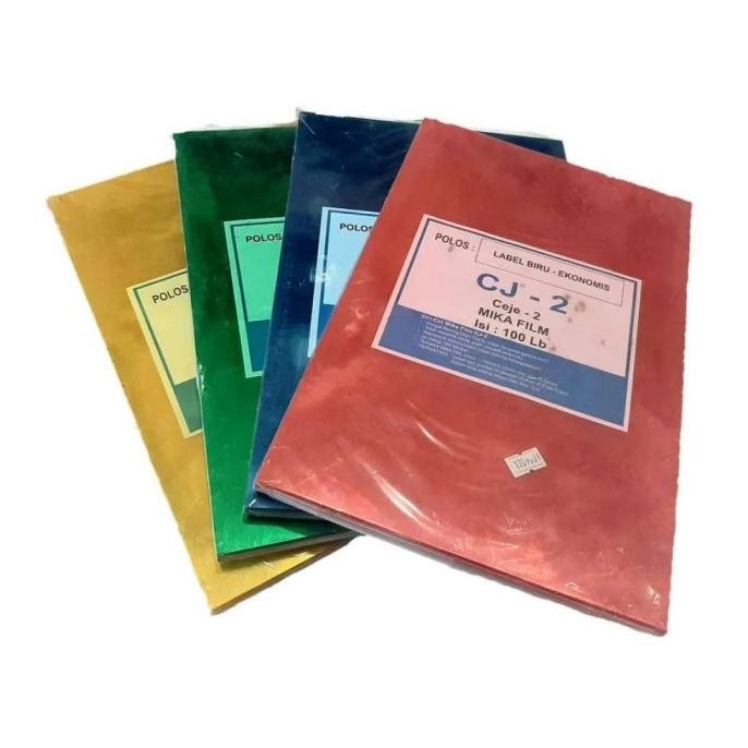 

Promo!! Cover Jilid Transparan Plastik Mika - Cj-2 Warna