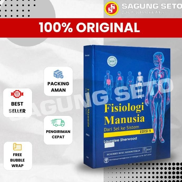 TERBARU - ORIGINAL FISIOLOGI MANUSIA DARI SEL KE SISTEM EDISI 9 SHERWOOD