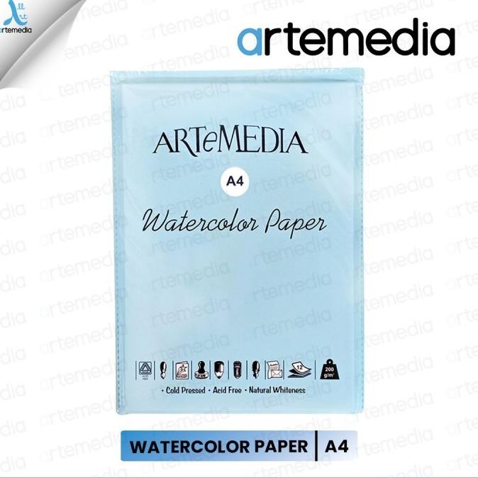 

Artemedia Watercolour Paper A4 - Alat Lukis - Kertas Cat Air