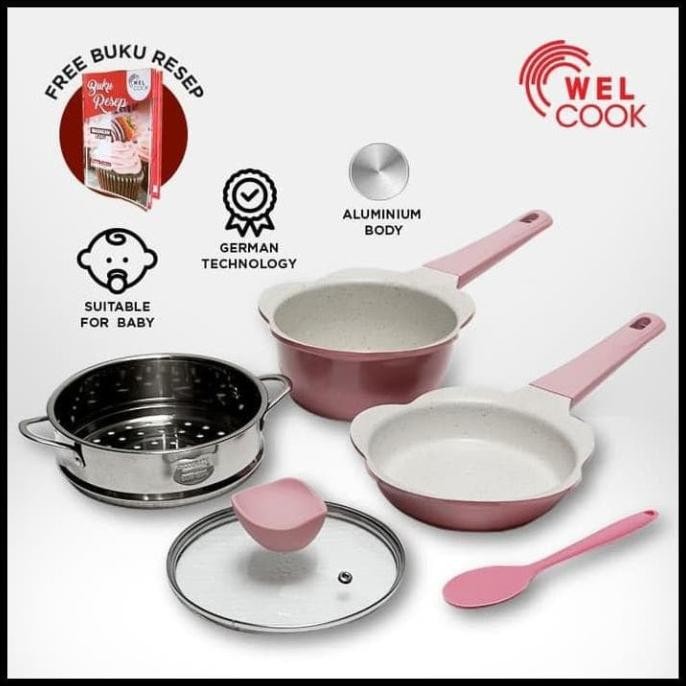 Welcook Baby Cookware (Pink and Blue)