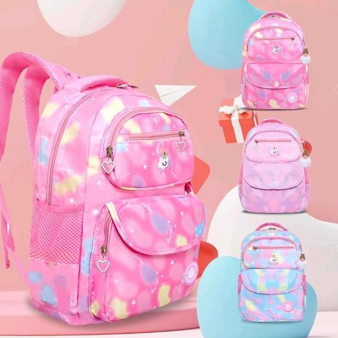 Promo Tas Ransel Anak Sekolah Perempuan / Tas Anak Import Korea / Tas Ornate Import