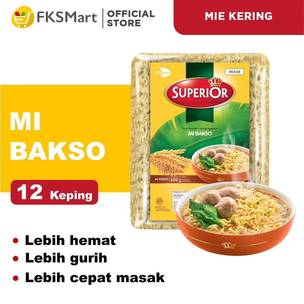 

Superior Mi Bakso 12 Keping
