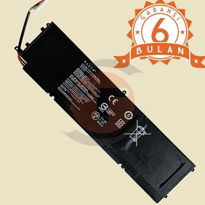 Baterai Laptop Razer Blade Stealth 13 2018 2019 2020 Rc30-0281 New Stok