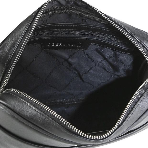 Murah Obermain Clutch Pria Adron Clutch - L Black Obc1026Bk