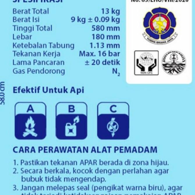 Apar Tonata 3.5Kg - Abc Powder Komplit New Stok