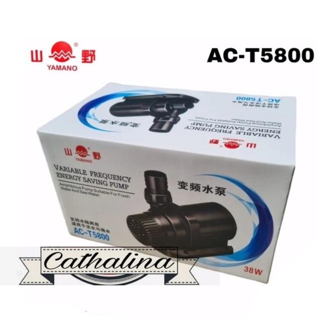 POMPA AQUARIUM YAMANO ACT 5800 ECO LOW WATT T5800 MESIN KOLAM AIR HIDROPONIK l21t