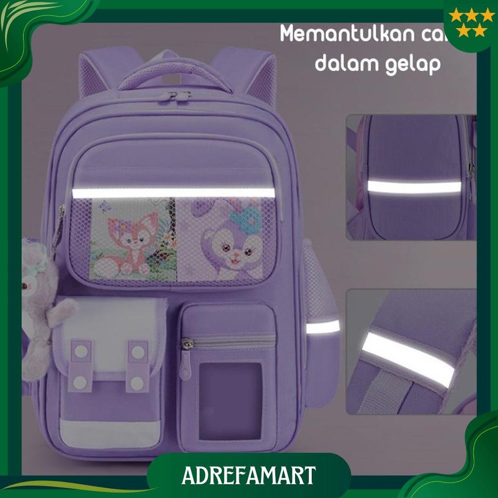 Tas Ransel Sekolah Anak Perempuan Siswa Sd Smp / Tas Populer Wanita / Tas Ransel Korea Style Cewek /