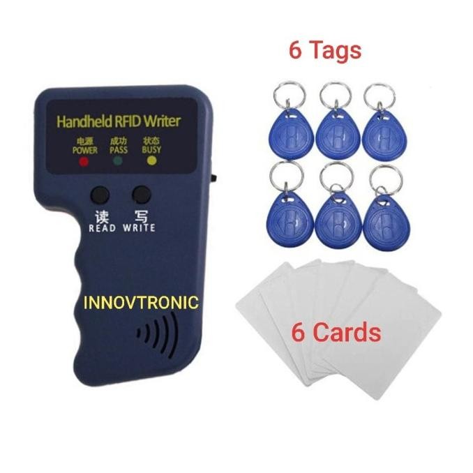 

RFID Card/Tag Copier Writer Duplicator + 6 Cards + 6 Tags