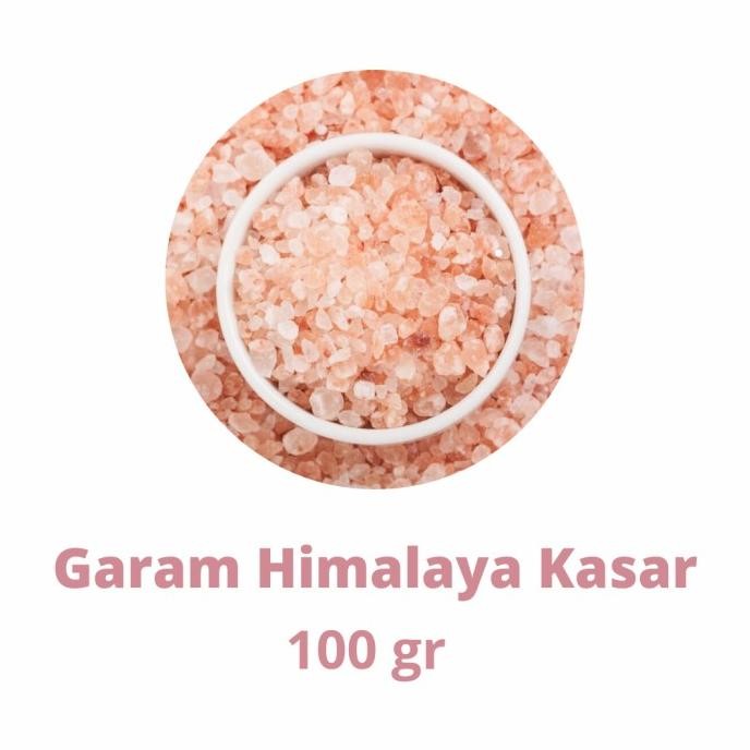 

$+$+$+$+] [100 gram] Garam himalaya kasar/ himalayan rock salt/pink salt