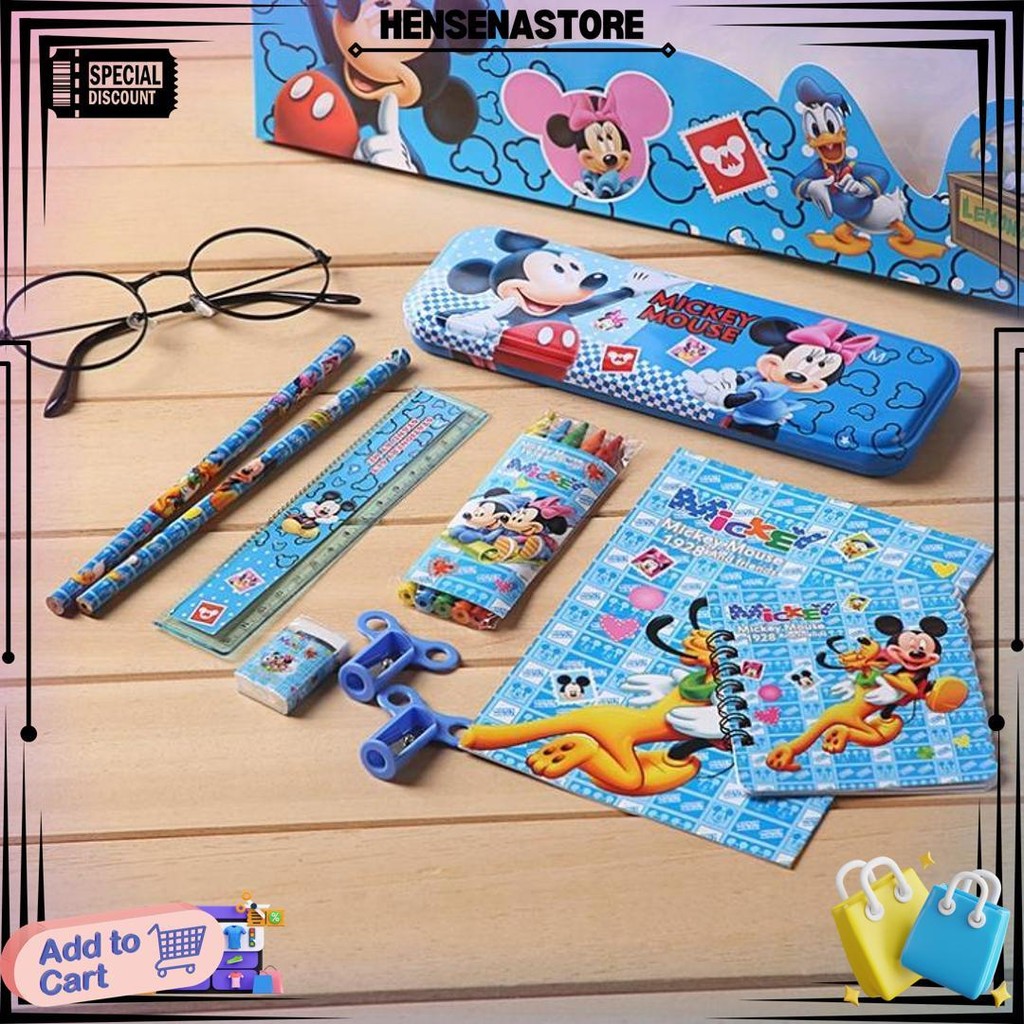 

Sao - S5982 Set Alat Tulis 8 In 1 / Set Alat Tulis Anak Motif Kartun / Set Alat Tulis 8 In 1 Lucu / Stationery Set 8 In 1 Lucu D Promo 4.4
