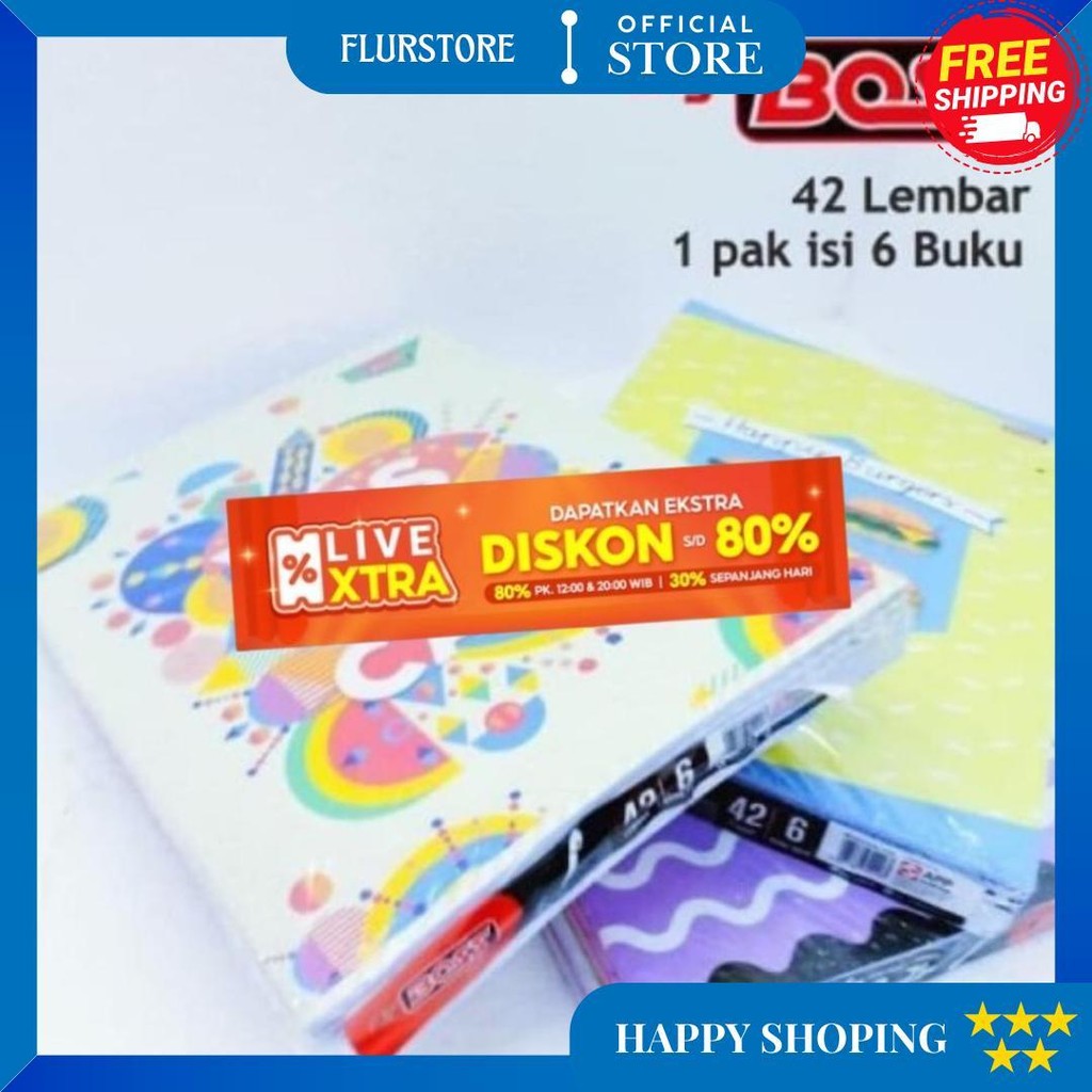 

Tbmo Pack Buku Tulis Eb 42 Big Boss/Maxi D Promo 4.4