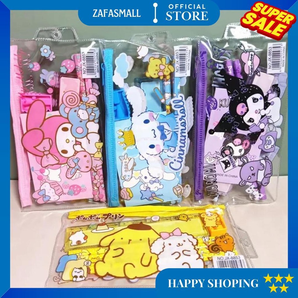 

Home025 7In1 Pensil Set /Tempat Pensil Karakter Lucu/ Paket Alat Tulis Motif Kuromi/Study Set Penghapus/Set Pensil Anak Perempuan D Terlaris