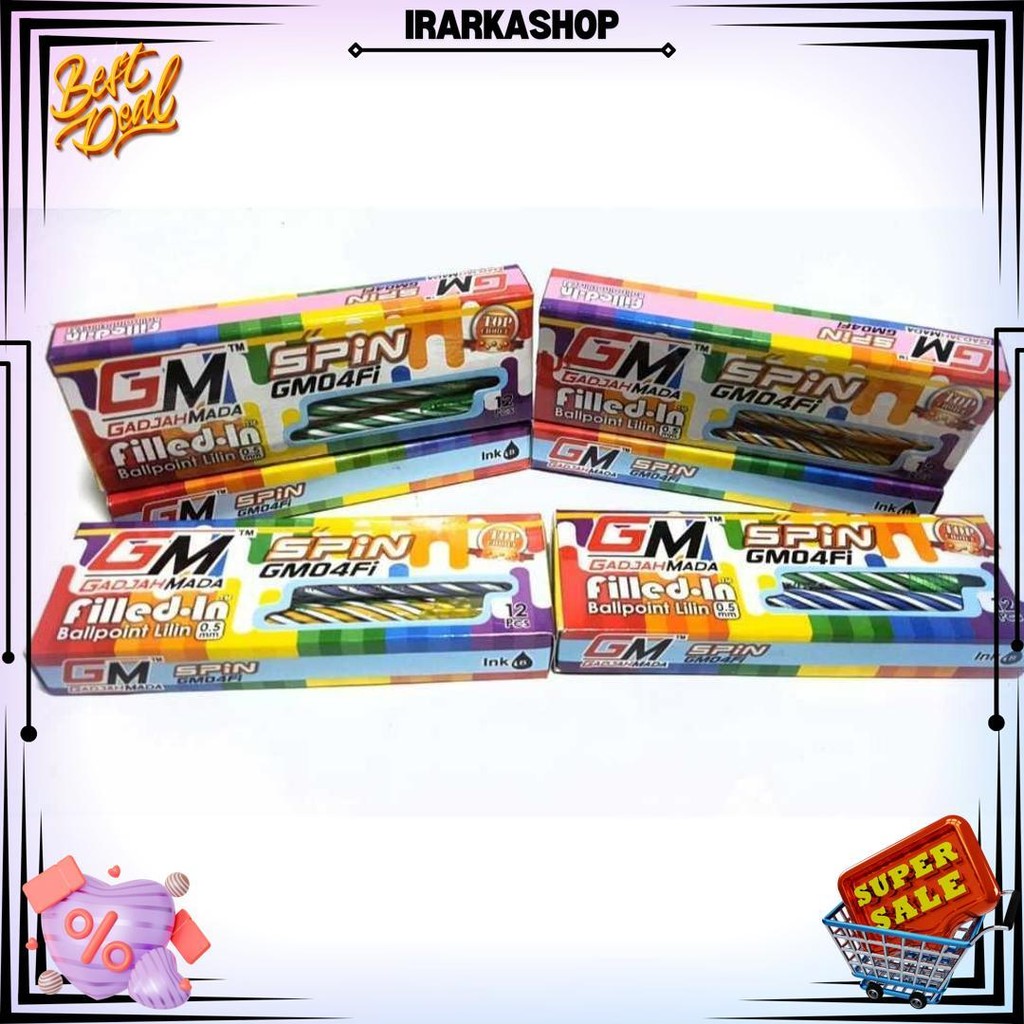 

Harga 1Kotak /12Pcs Pulpen Pelna / Stark Warna Warni 0.7Mm Hitam D Termurah