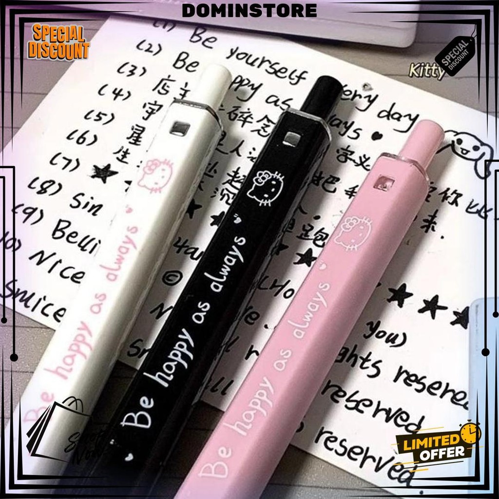 

Pulpen Mekanik Lucu Motif Sanrio/Pen Sanrio/Rectractable Gelpen/Pen Gel D Best Seller