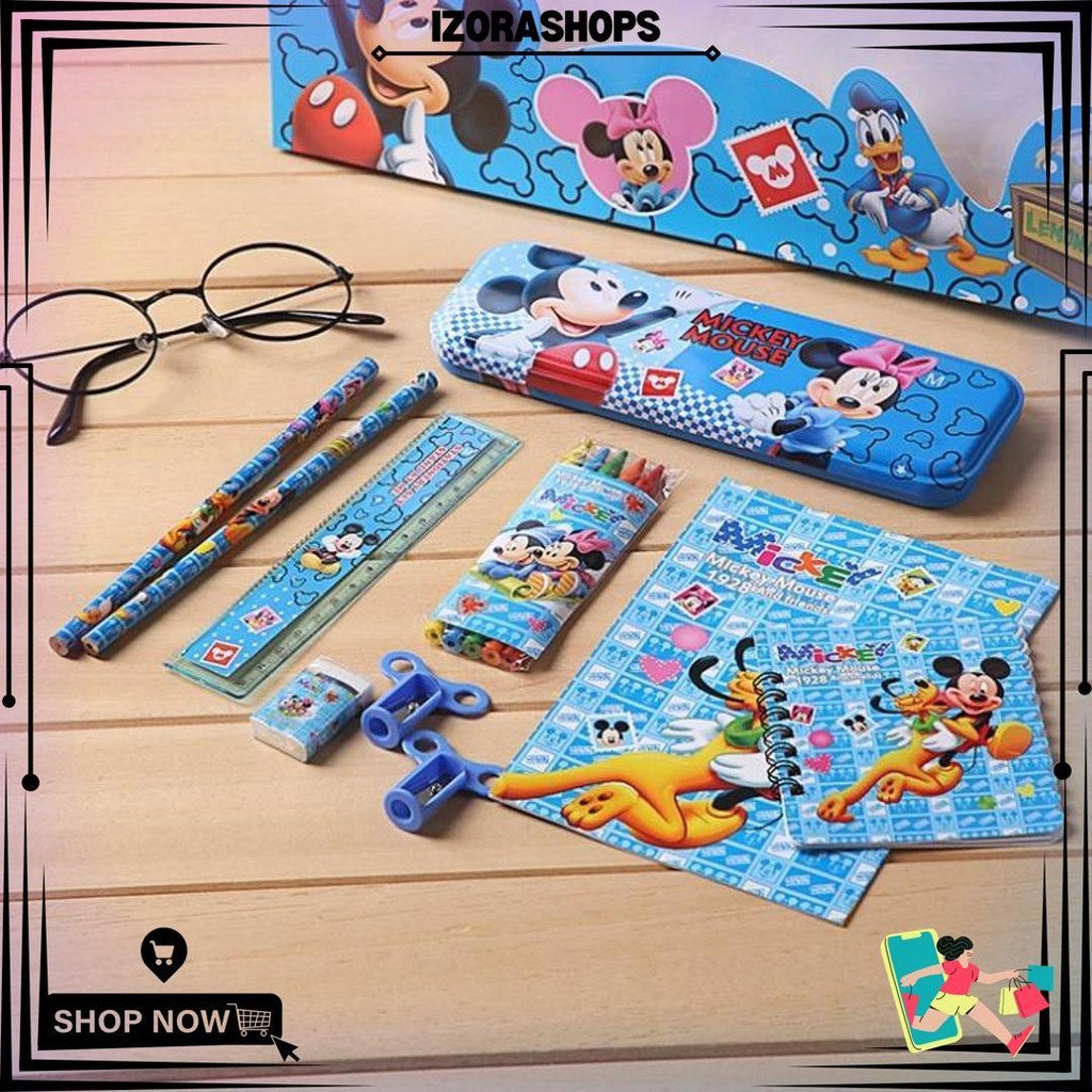 

Cod - S5982 Set Alat Tulis 8 In 1 / Set Alat Tulis Anak Motif Kartun / Set Alat Tulis 8 In 1 Lucu / Stationery Set 8 In 1 Lucu D Promo 4.4