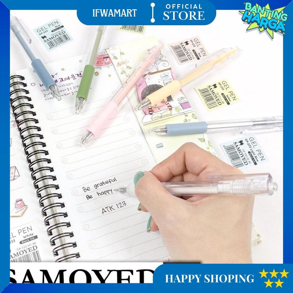 

Pulpen Mekanik / Cetek / Retractable Gel Pen Pastel Samoyed Gp-233 D Sale