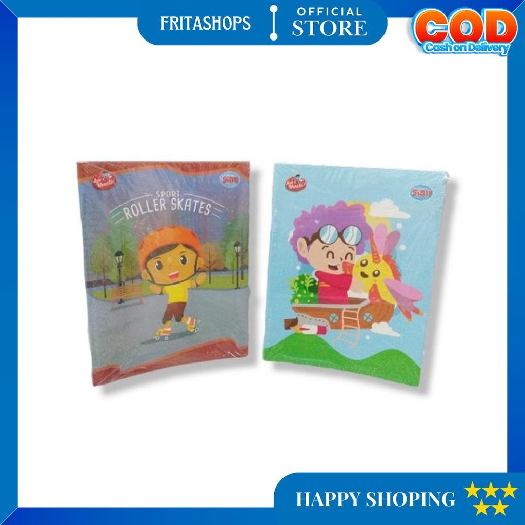 

Buku Tulis Sidu Kuarto Isi 32 Lembar (Per Pack) Tema & Motif Acak/Random D Sale