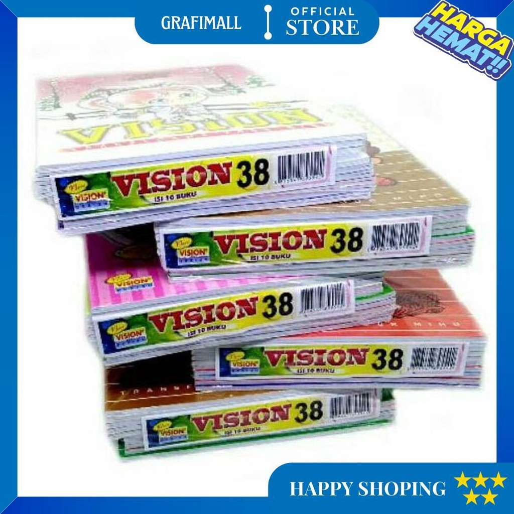 

Buku Tulis Vision 38/10 D Sale
