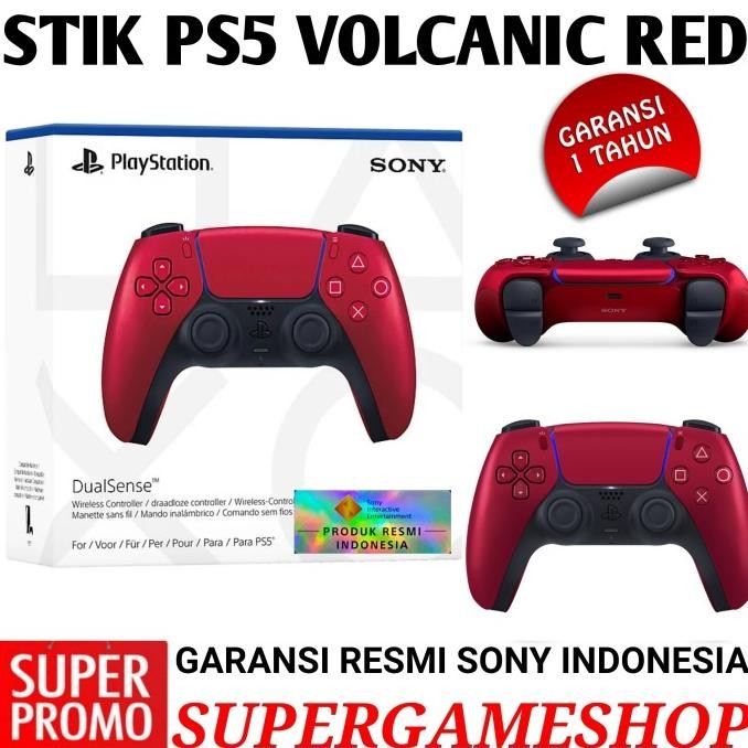 Sale Stik Ps5 Dualsense Original Sony Wireless Stik Ps5 Volcanic Red