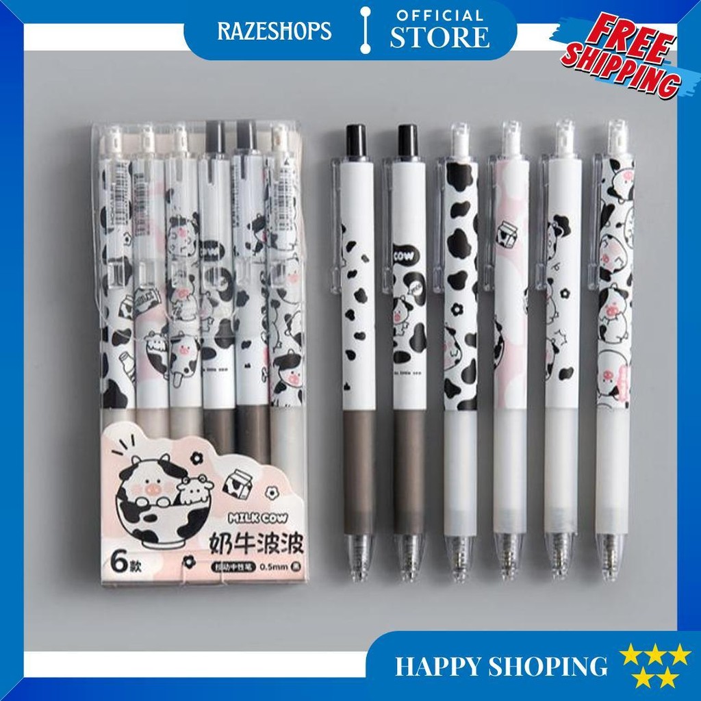 

Set Pulpen Pen Gel 6 Pc / Mekanik Motif Cartoon / Pulpen Gel Mekanik Lucu / Pulpen Aesthetic D Gratis Ongkir