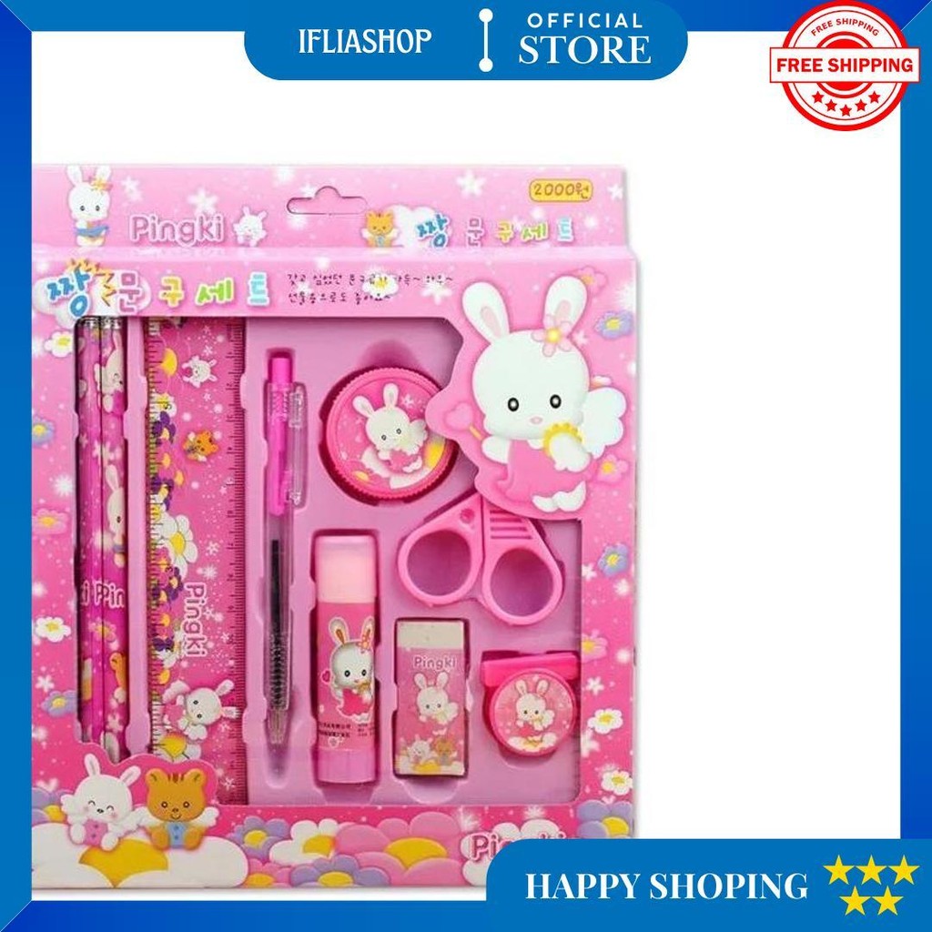 

Planetkidz Fk62 Set Stationery Paket Alat Tulis Korea Lucu Pensil Penggaris Souvenir Hampers Anak D Terlaris