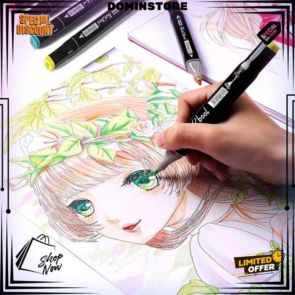 

Mkr Stabilo Spidol Warna Sketsa Umum Dua Sisi Kepala Tulis Luas Dan Halus Double Headed General Touch Marker Pen Animation Set Markers Dual Side Fine Art Brush Twin Market Set 24Pcs, 48Pcs, 80Pcs All In One Multi Color Pena Pensil D Gratis Ongkir