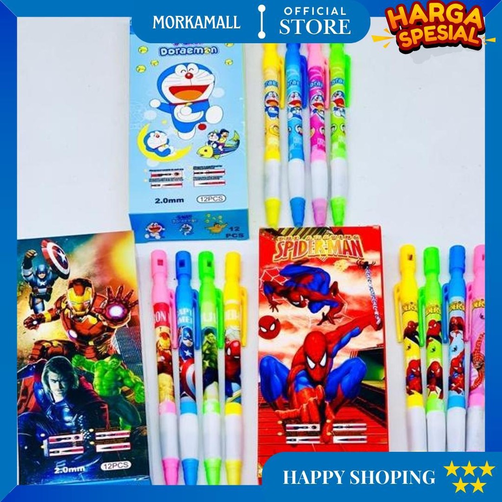 

(1Pcs) Pensil Mekanik Besar Pensil Karakter 2B 2.0 Mm D Terlaris