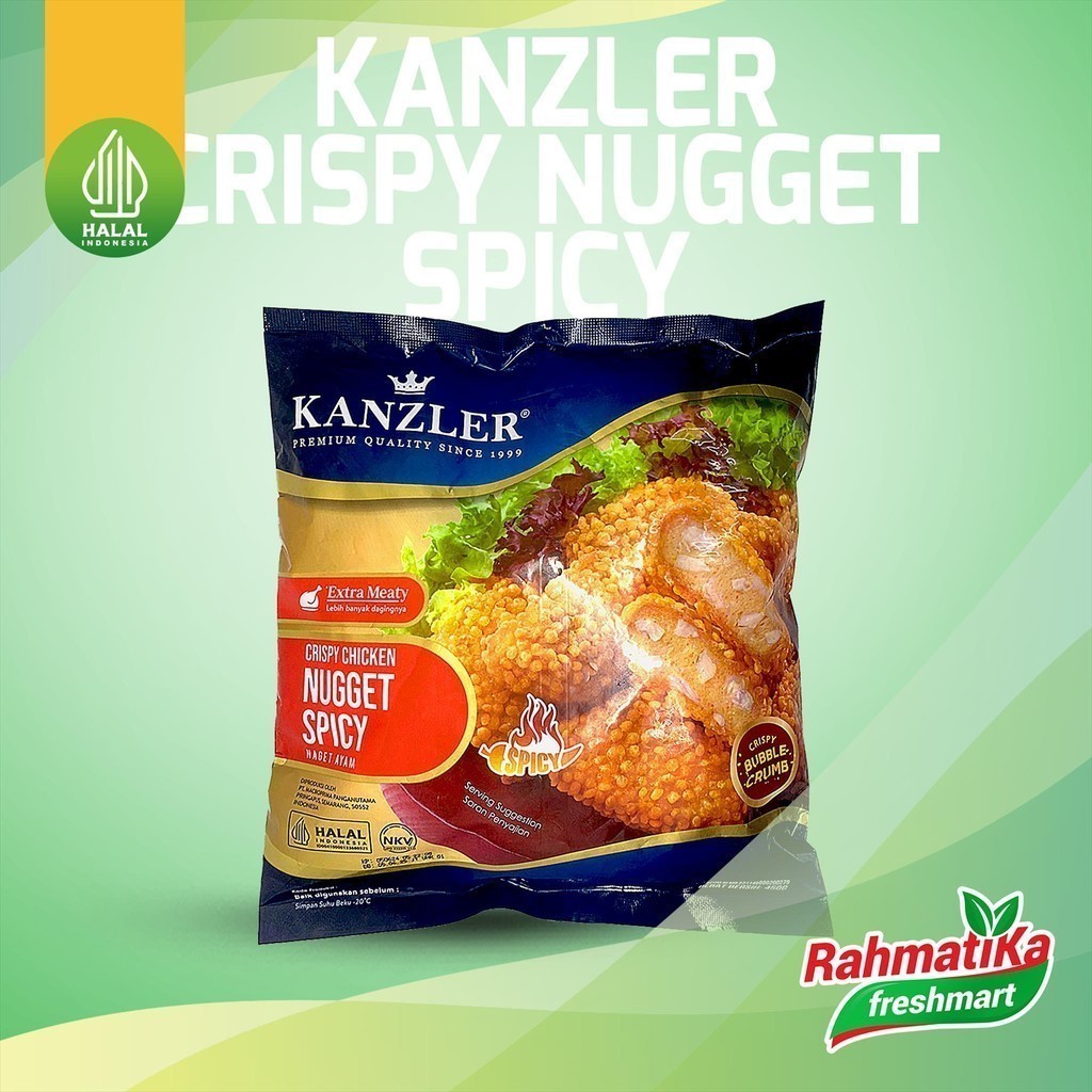 

Kanzler Crispy Chicken Nugget Spicy 450 gram - Spicy