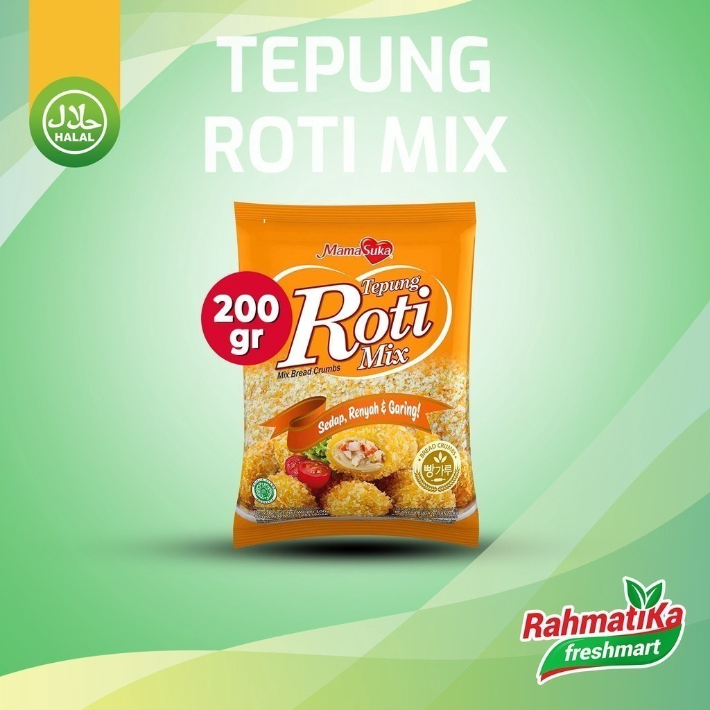 

MamaSuka Tepung Roti Mix 200 gram