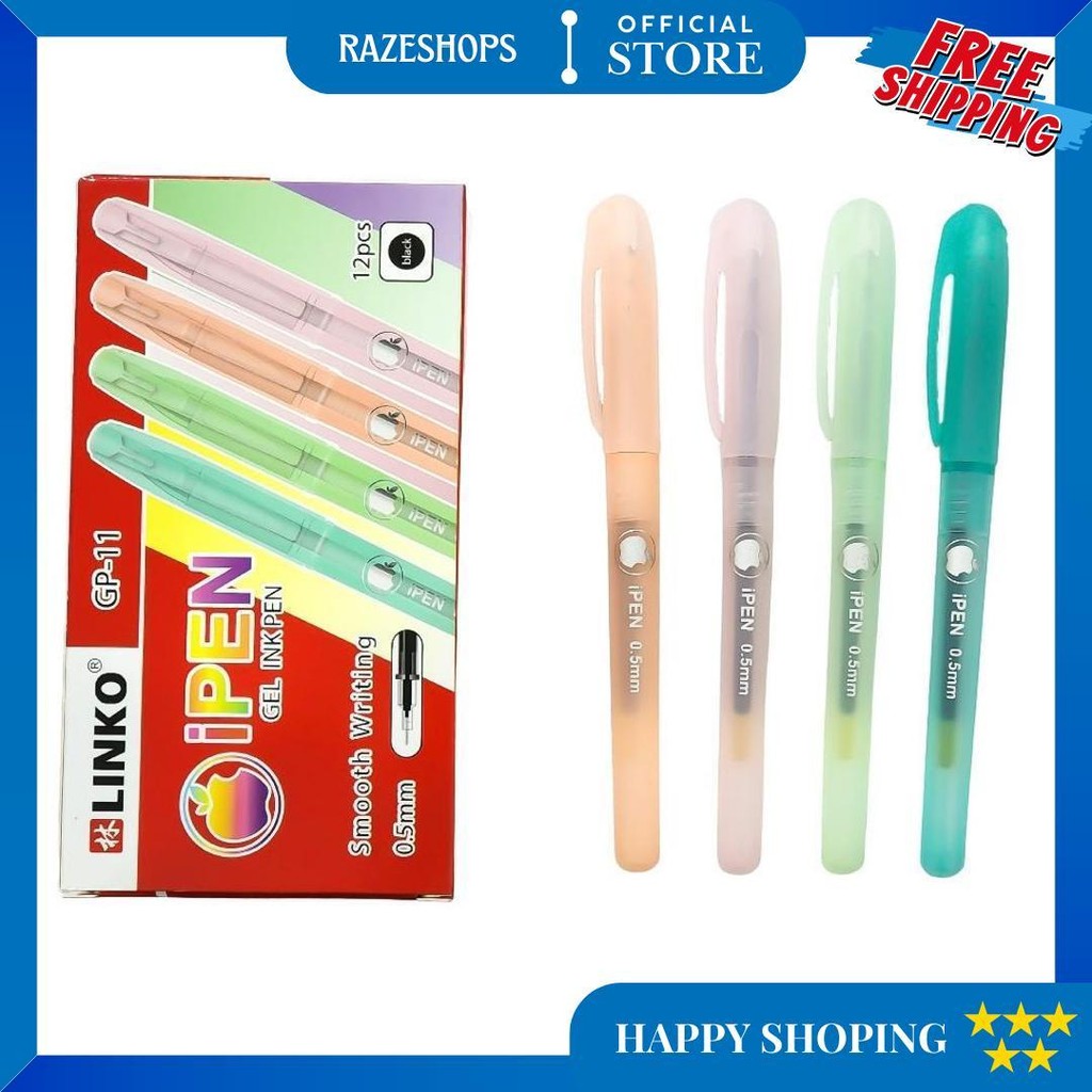 

Pulpen Ipen Gel Labubu (12Pcs) || Bolpoin Gel Apple Karakter D Promo Puncak