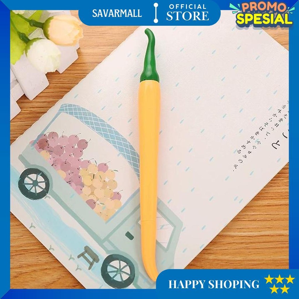 

Pkc~Atk Pulpen Model Cabai/Pen Unik/Ballpoint Lucu/Perlengkapan Kantor/Perlengkapan Sekolah D Gratis Ongkir