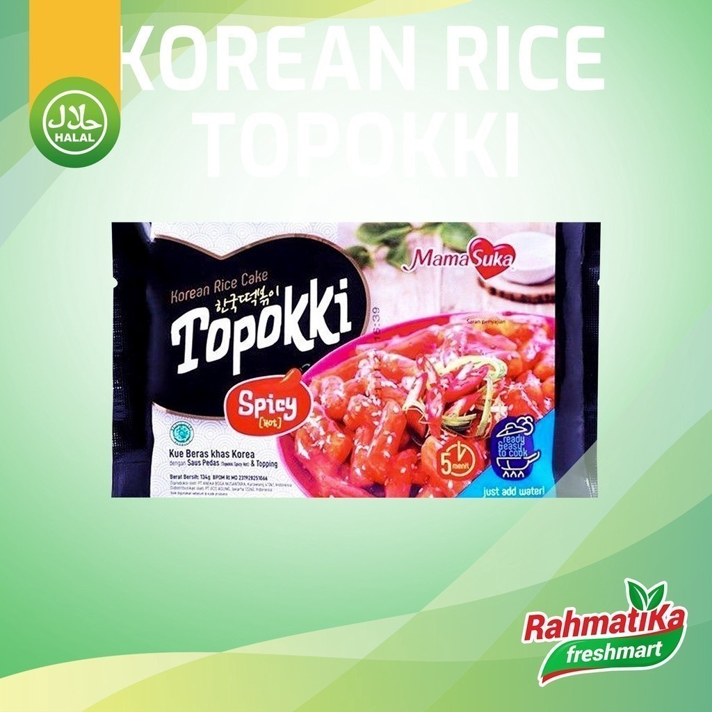 

MamaSuka Topokki Korean Rice Cake Spicy 134 gr
