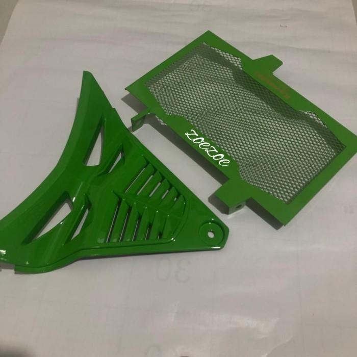 Paket Cover Engine Ninja 250RR Mono Tutup Radiator Tutup Mesin RR Mono Original