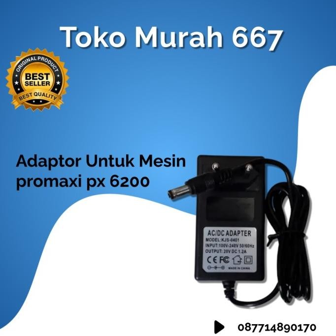 

Terlaris Adaptor untuk Mesin I time 3200 dan Promaxi PX6200 SALE