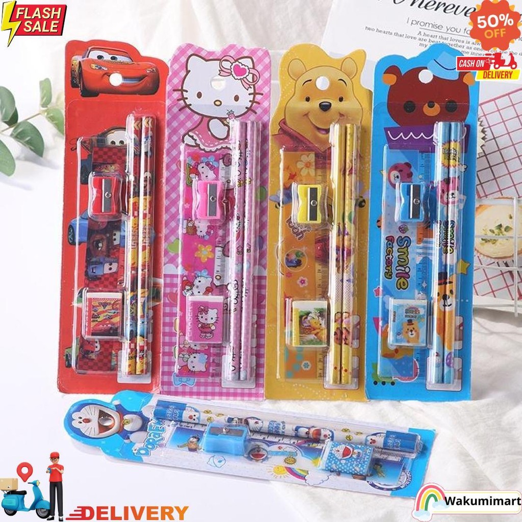 

Gratis Ongkir - S5686 Stationary Set 5 In 1 Karakter / Alat Tulis Sekolah / Paket Alat Tulis / Mini Stationary / Set Alat Tulis Pensil D Terlaris