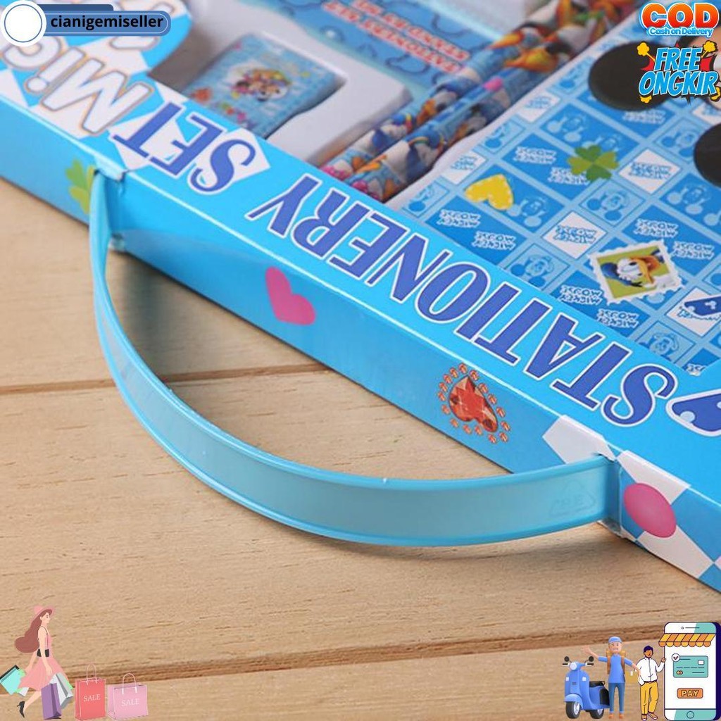 

Osm Jkt S5982 Set Alat Tulis 8 In 1 / Set Alat Tulis Anak Motif Kartun / Set Alat Tulis 8 In 1 Lucu / Stationery Set 8 In 1 Lucu D Sale