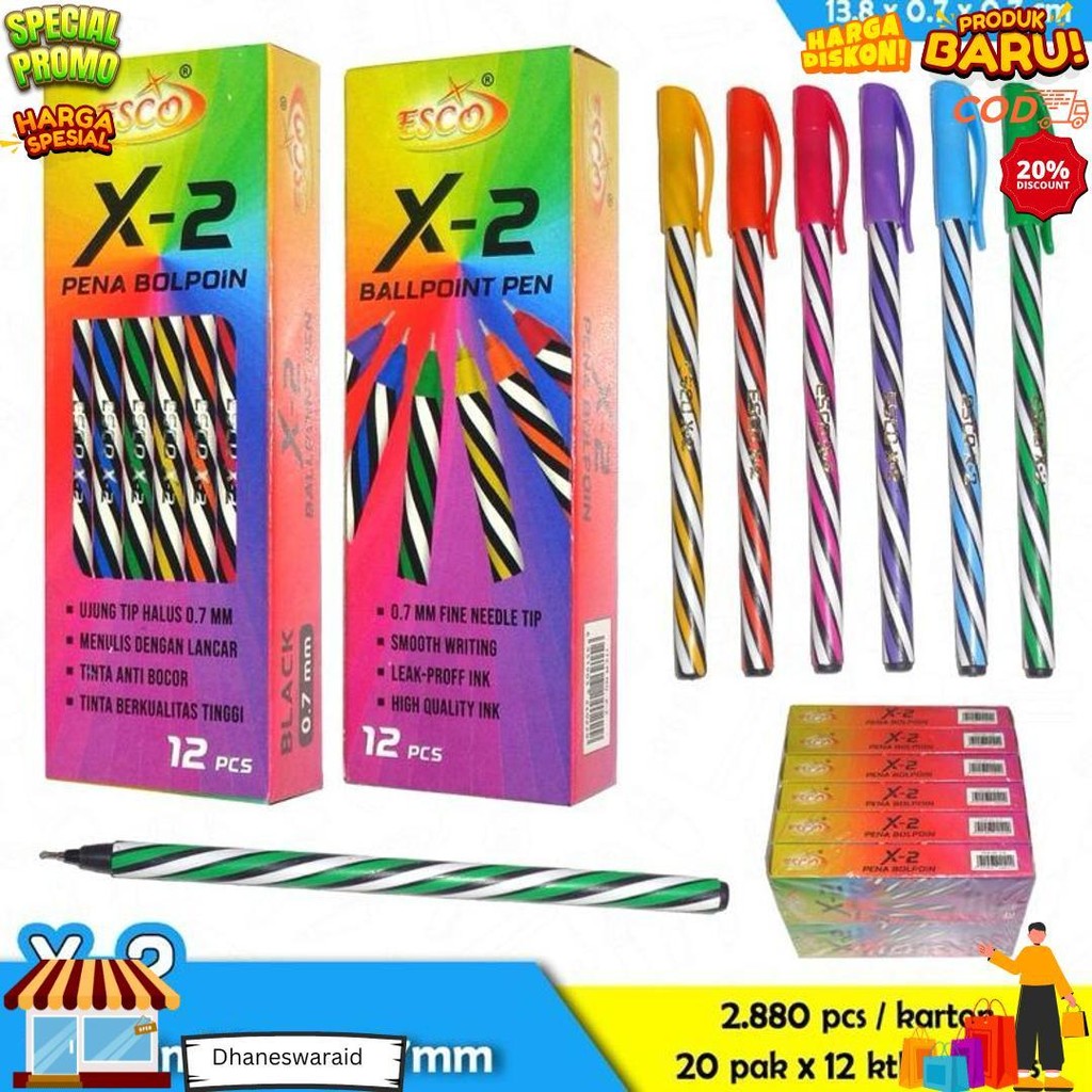 

12 Psc Pulpen Stark Harga Pedagang D Sale