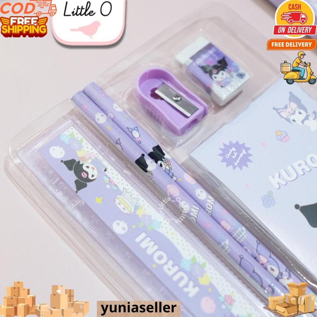 

Paket Alat Tulis Kuromi 6In1 Study Set Memo Stationery Set Karakter Lucu Paket Ulang Tahun Goodiebag Kado Ultah D Cod