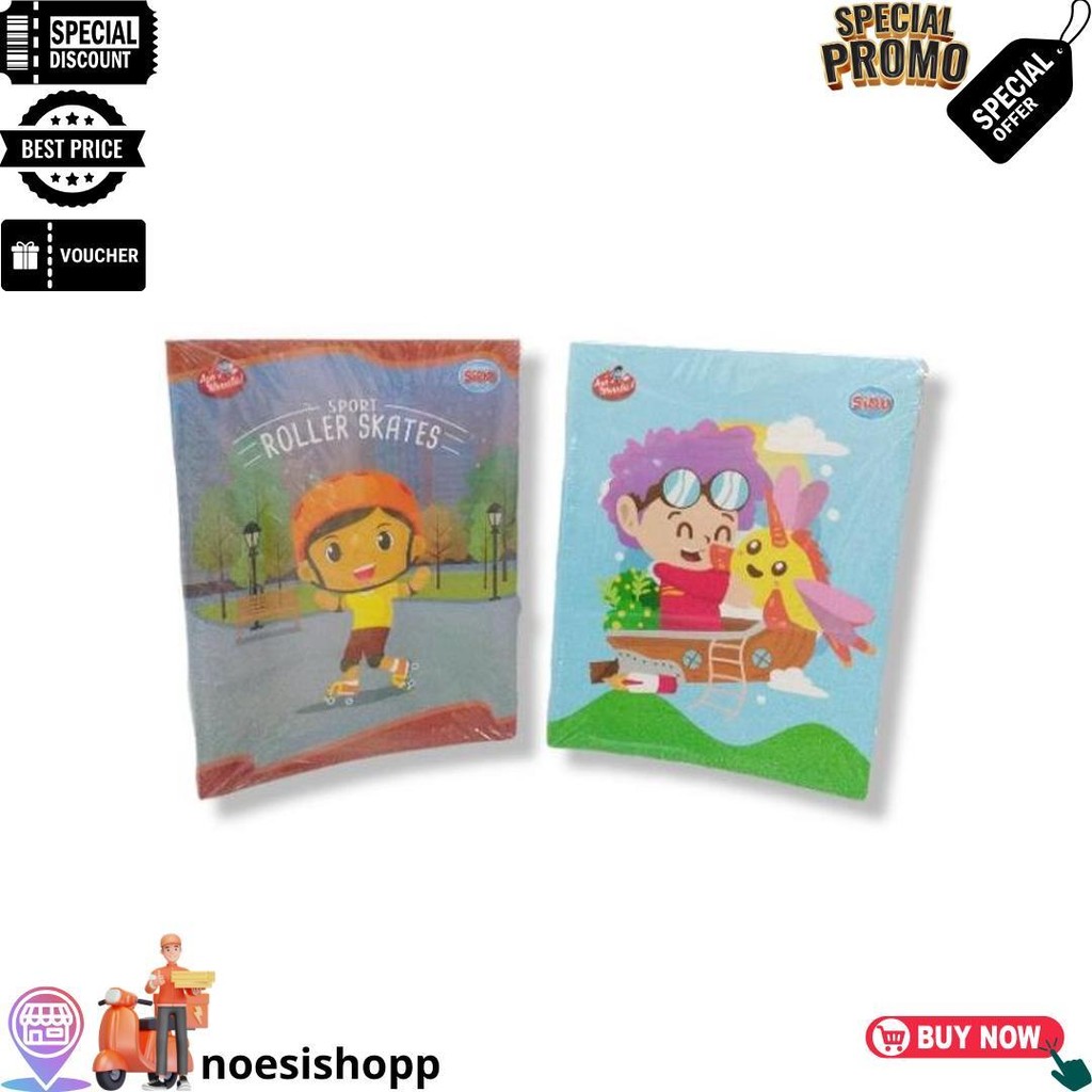 

Buku Tulis Sidu Kuarto Isi 32 Lembar (Per Pack) Tema & Motif Acak/Random D Sale