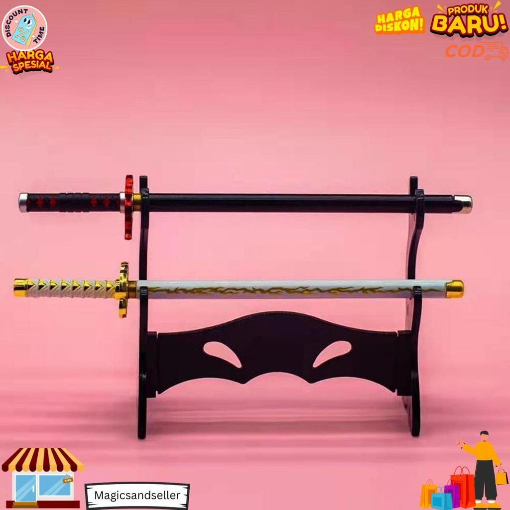 

Pena Pulpen Pedang Sword Pen Anime Demon Slayer Kimetsu No Yaiba Tanjiro Zenitsu Giyu Rengoku Alat Tulis D Promo Puncak