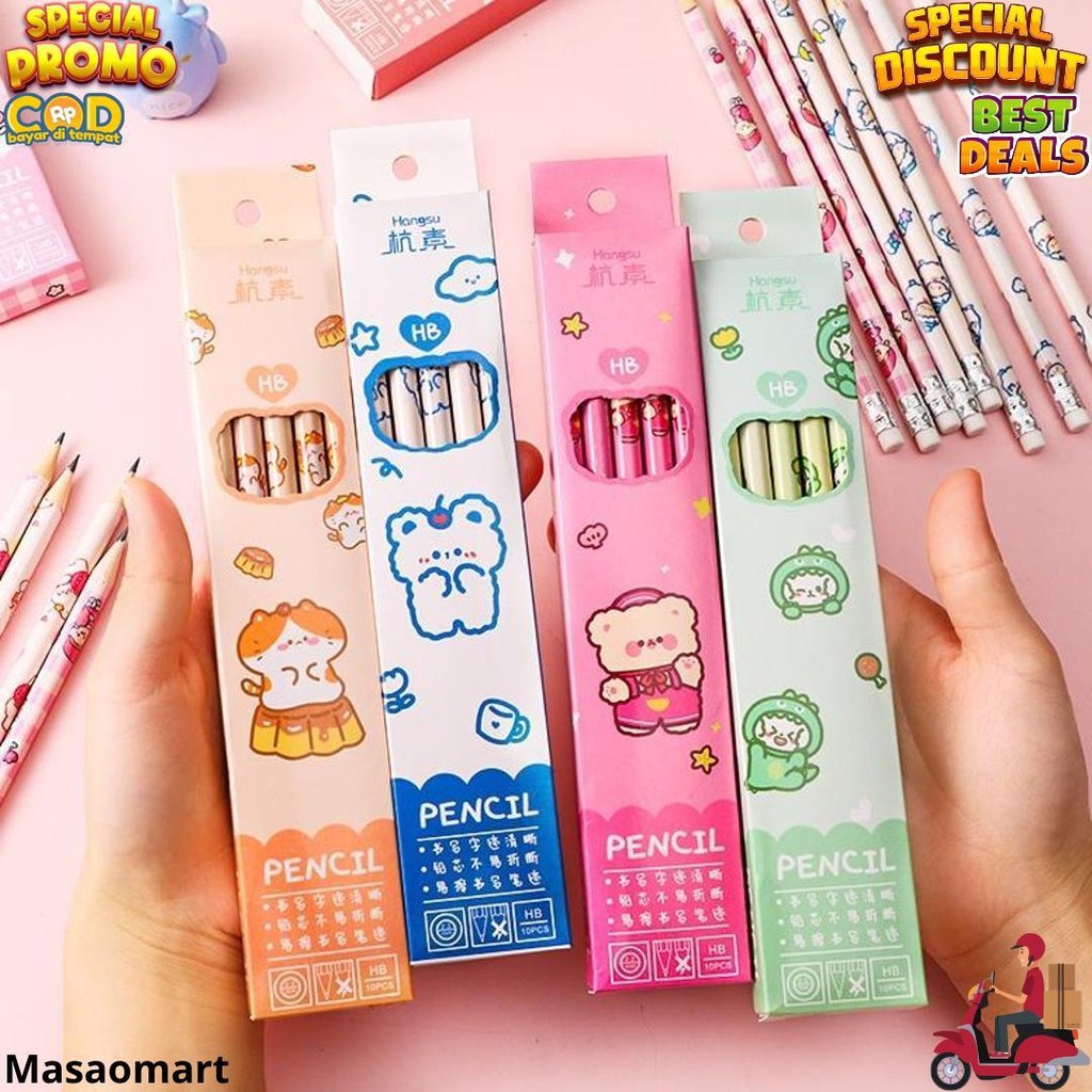 

Pensil Set Isi Banyak / Pensil Set Alat Tulis Sekolah Anak Lucu / Pensil Set Pack Cute S5670 D Gratis Ongkir