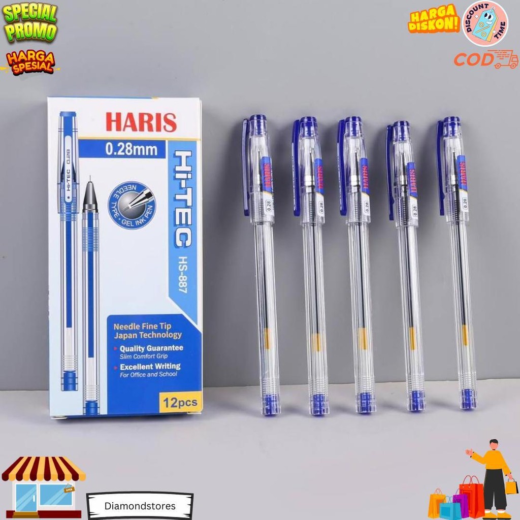 

(12Pc) Pen Hi Tech 0.28Mm/Pen Gel Hitech Hi-Tech I-Tech (Wajib Baca Deskripsi) D Sale