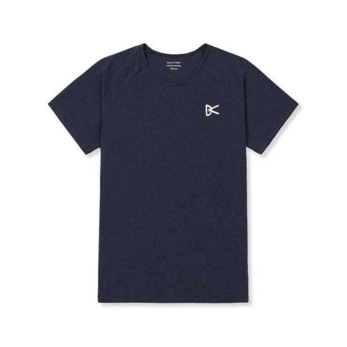 ready !!! District Vision Tadasana Tee - Navy murah