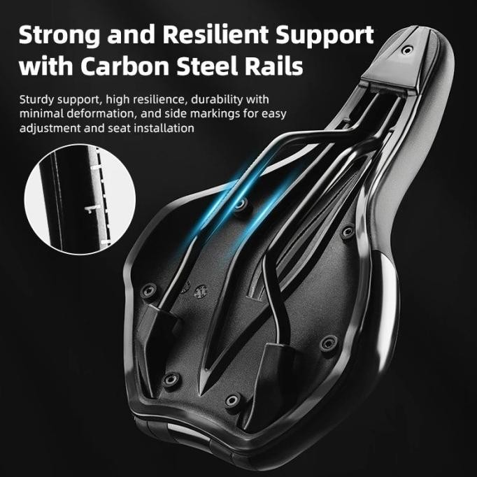 ready  Sadel Sepeda Rockbros Sadel Sepeda Lipat MTB Roadbike Lubang Empuk 38210056001 Rockbros Sadel